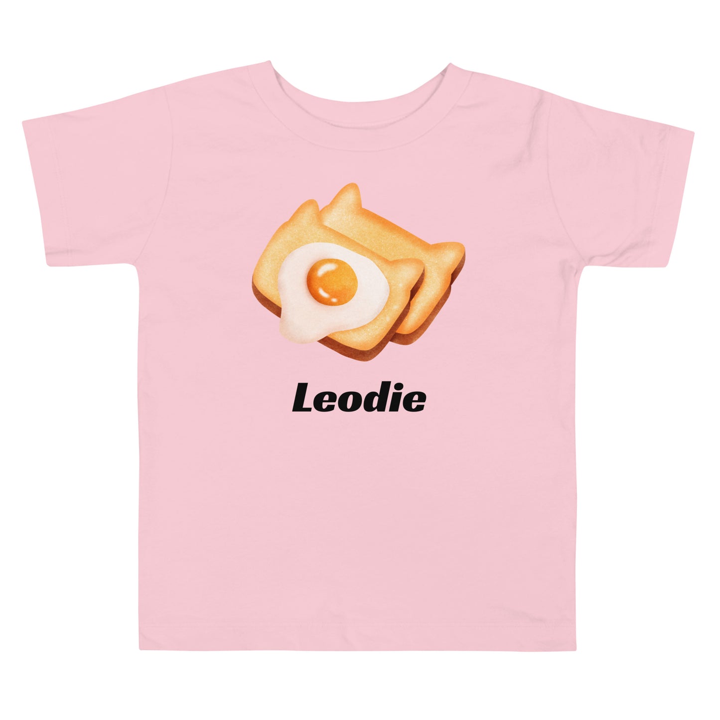 Egg On Cat Ear Toast Toddler Tee
